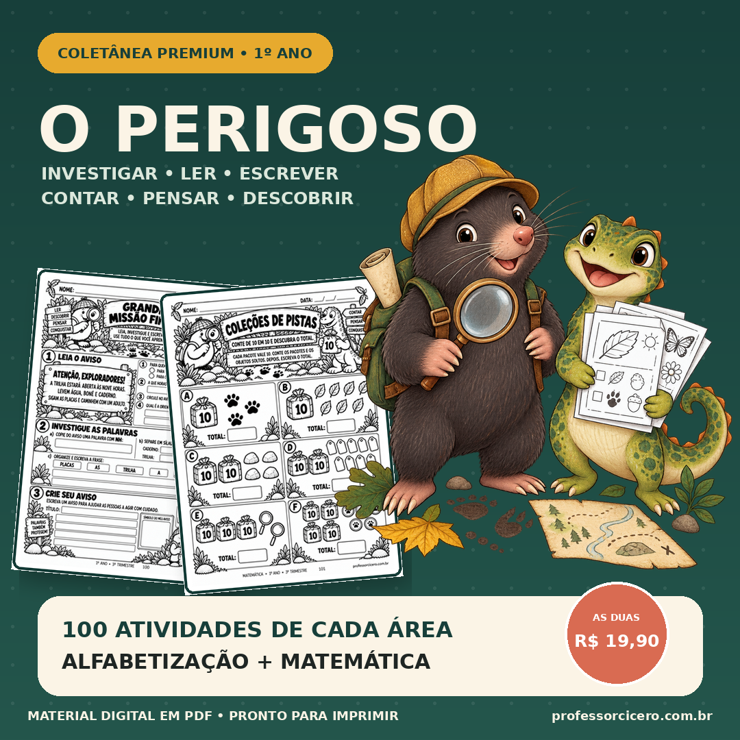 Apresentação da coleção O Perigoso!